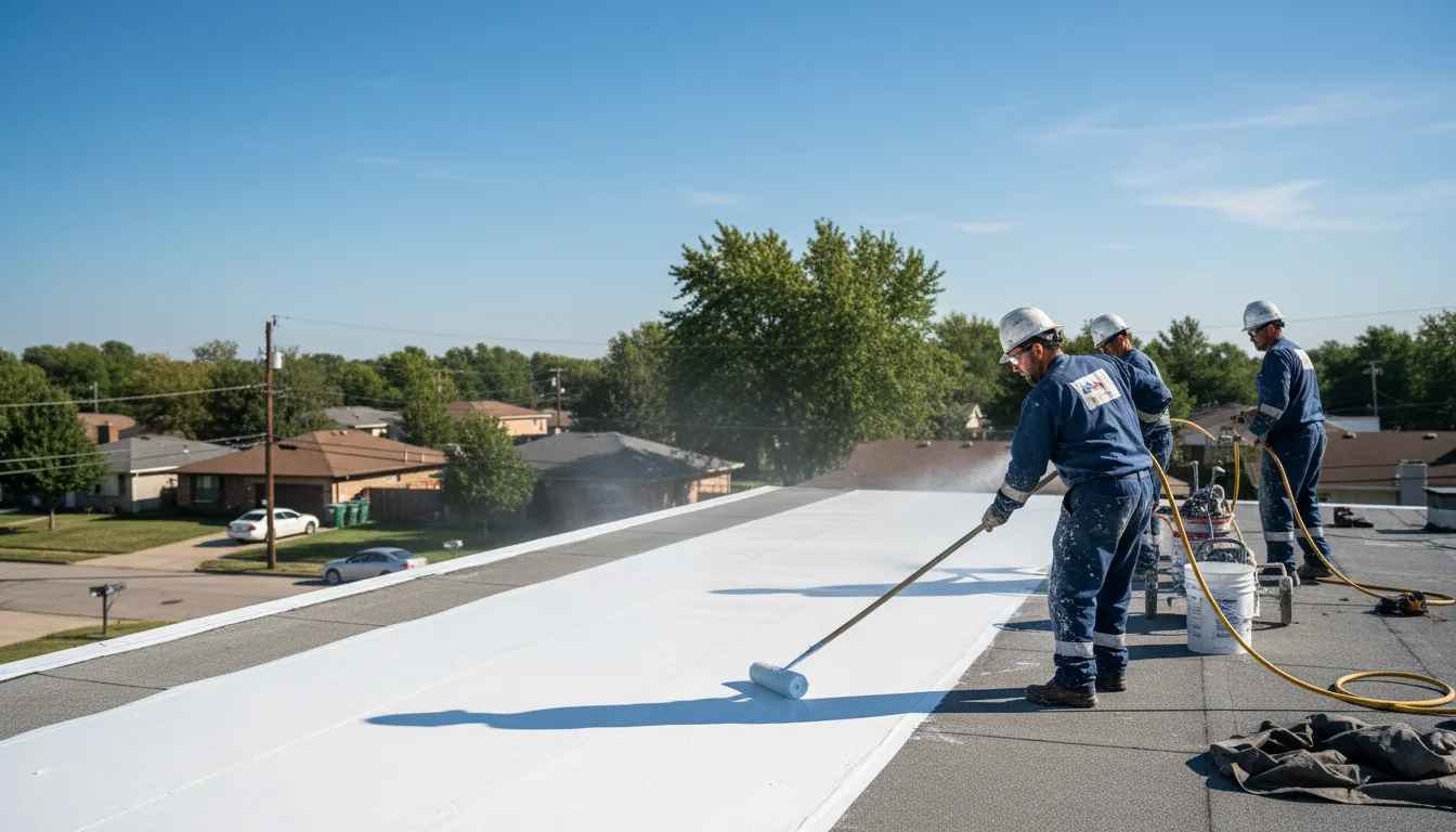 Commercial roof coating in New Straitsville, OH near me